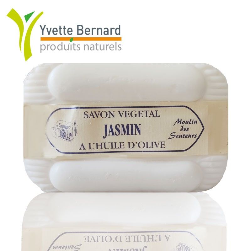 SAVON aux huiles végétales 250g jasmin moulin des senteurs