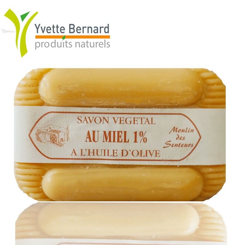 SAVON aux huiles vegetales MIEL 250g moulin des senteurs