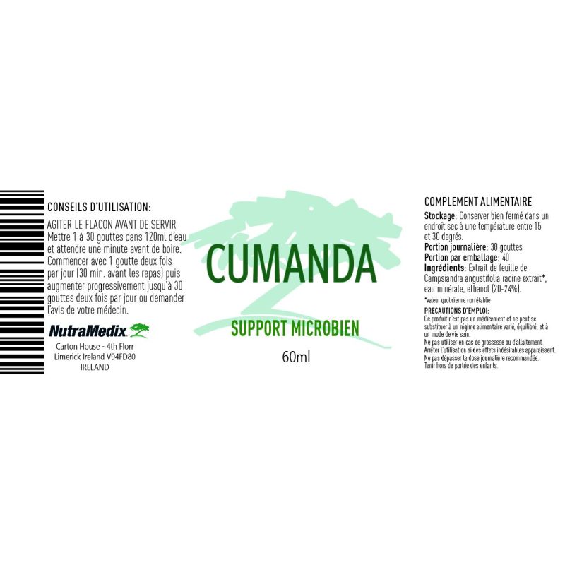 Cumanda 60ml | Huacapurana Amazonien | Nutramedix