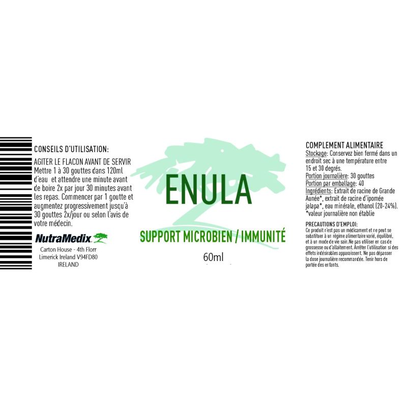 ENULA de NUTRAMEDIX| Antiparasitaire| AU MEILLEUR PRIX| Bienfaits