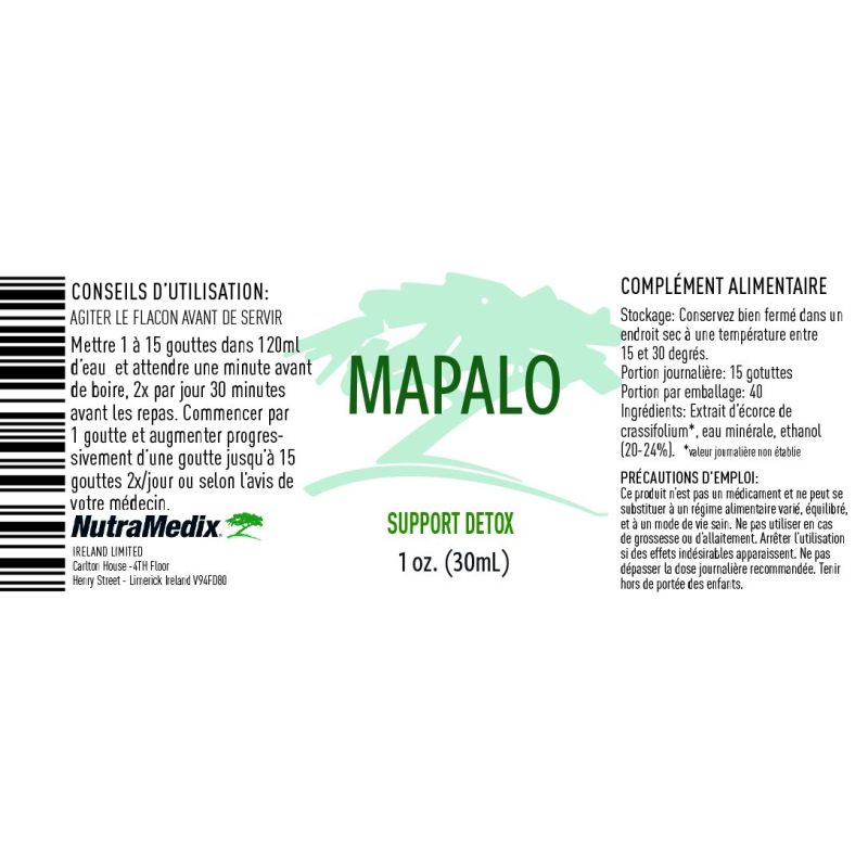 MAPALO de Nutramedix| Bienfaits| Au meilleur prix
