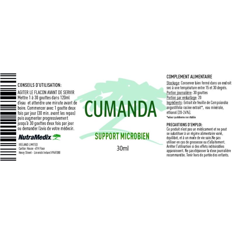 Cumanda 30ml | Format Compact | Huacapurana | Nutramedix