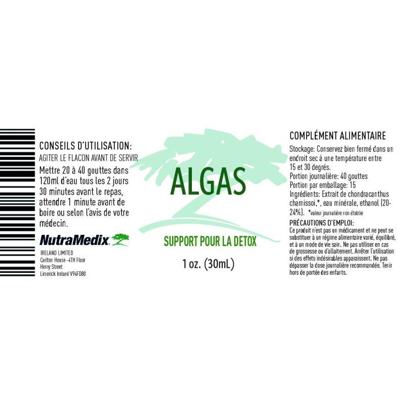 ALGAS 30ml - Nutramedix