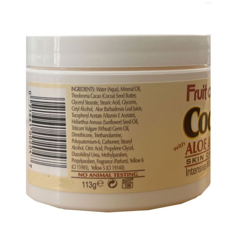 CREME ALOE VERA & COCOA BUTTER | Bienfaits | Au meilleur prix