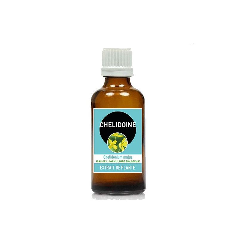 CHELIDOINE extrait de plante 50ml  chelidonium majus - *issu de l'agriculture biologique