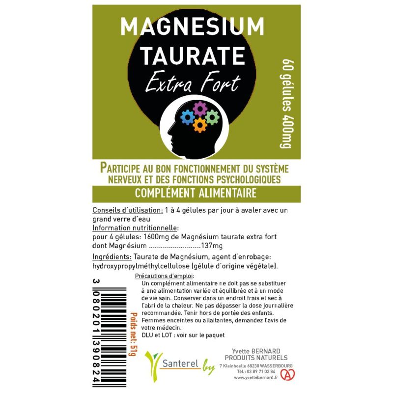 MAGNESIUM TAURATE| Bienfaits & posologie | Au meilleur prix