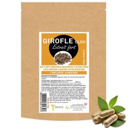 GIROFLE CLOU EXTRAIT FORT 60 GELULES 430MG - SANTEREL