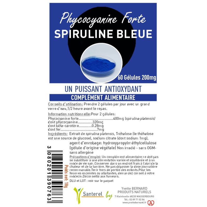 SPIRULINE BLEUE | Bienfaits et utilisation | Au meilleur prix