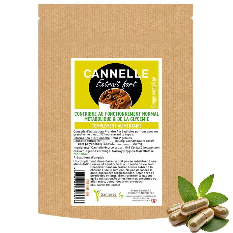 Cannelle extrait fort 60 gélules