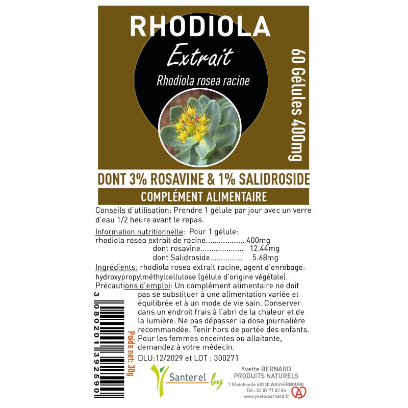 RHODIOLA EXTRAIT| Bienfaits et utilisation | Au meilleur prix