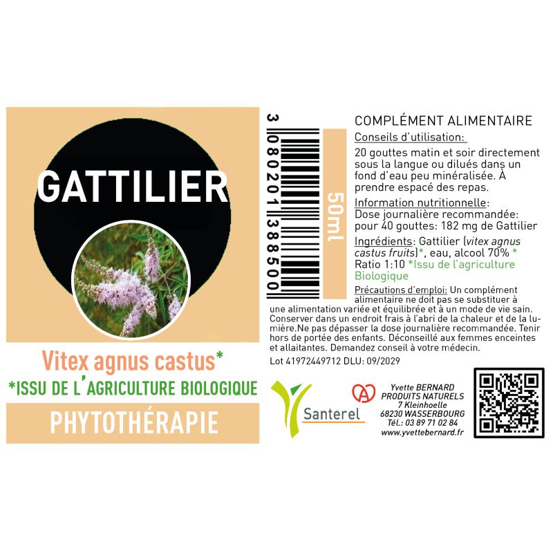 GATTILIER extrait | Bienfaits et utilisation| Au meilleur prix