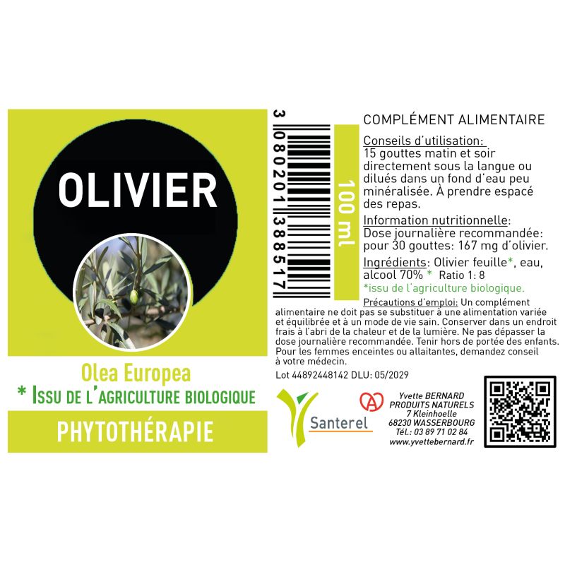 OLIVIER Bio Extrait | Bienfaits et utilisation | Au meilleur prix