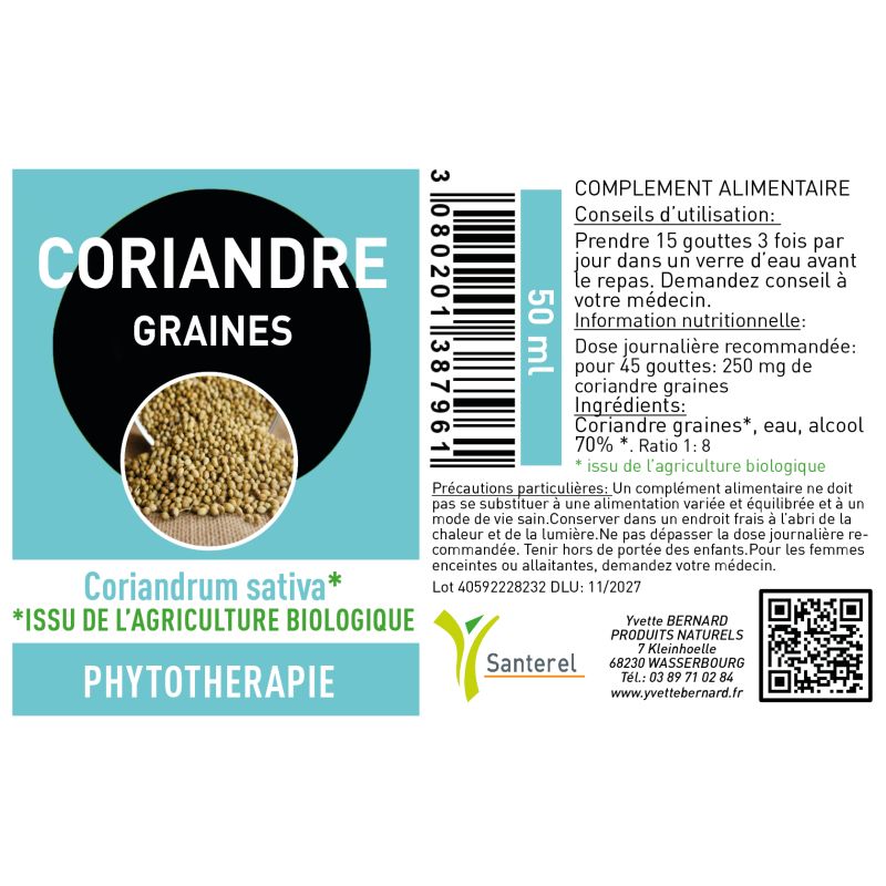 Coriandre feuille extrait de plante | Bienfaits et utilisations | Au meilleur prix