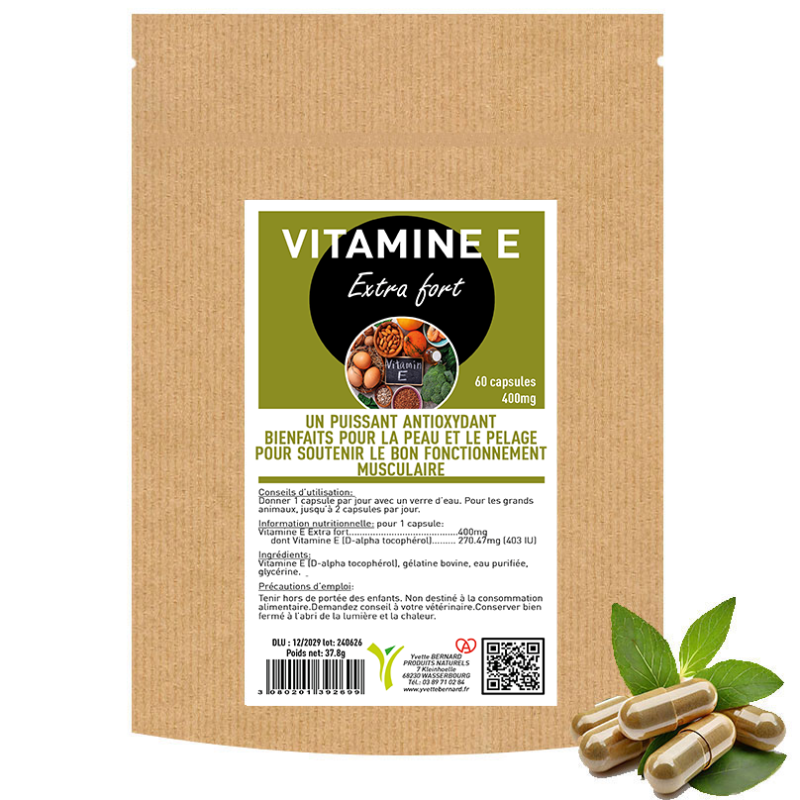 Vitamine E Extra fort | Bienfaits et utilisation | Au meilleur prix