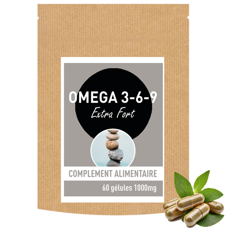 Omega 3 - 6 - 9  - 60 capsules 1000mg - SANTEREL