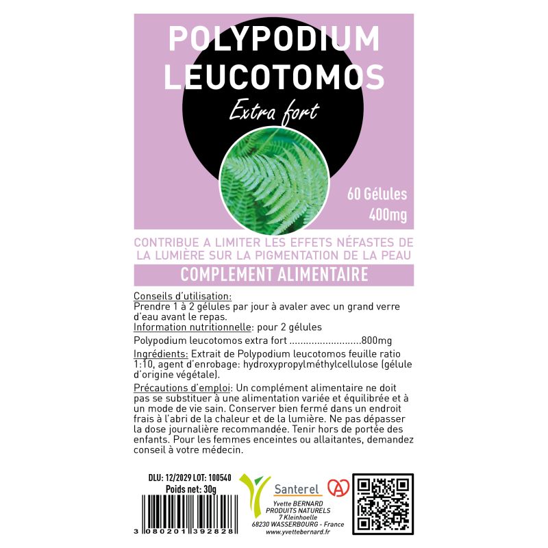 POLYPODIUM LEUCOTOMOS | Un allié pour la beauté de la peau