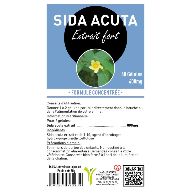 SIDA ACUTA Extrait fort| Bienfaits et utilisation | Au meilleur prix
