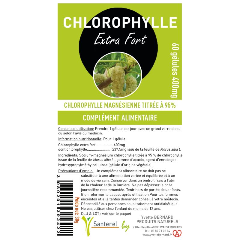 CHLOROPHYLLE MAGNESIENNE | Bienfaits | Au meilleur prix