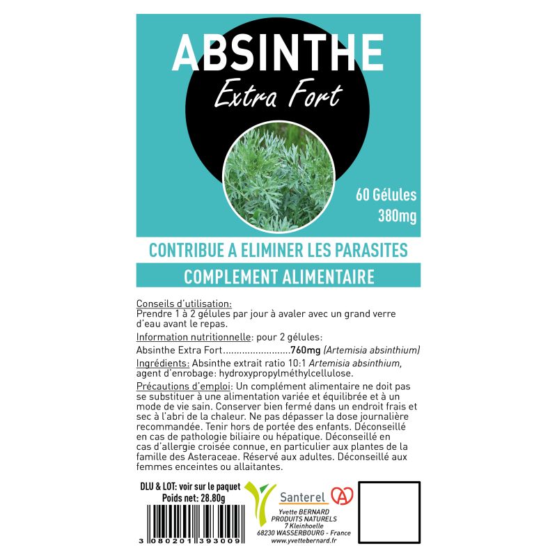 ABSINTHE Extrait fort | Bienfaits et utilisation | Au meilleur prix