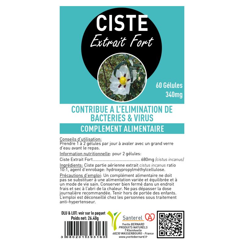 CISTE Extrait fort | Bienfaits et utilisation|Au meilleur prix