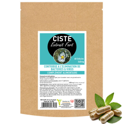 CISTE EXTRAIT FORT 60 GELULES 340MG - cistus incanus -Santerel