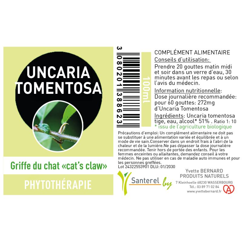 UNACARIA TOMENTOSA griffe du chat| Bienfaits  | Au meilleur prix