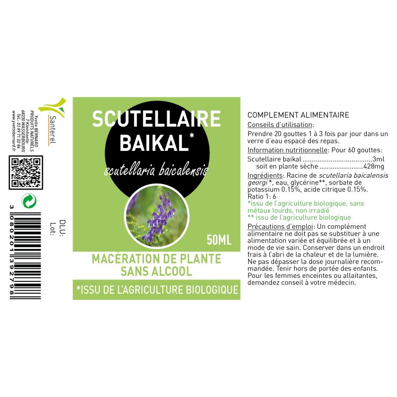 SCUTELLAIRE BAIKAL  | Bienfaits et utilisation | Au meilleur prix
