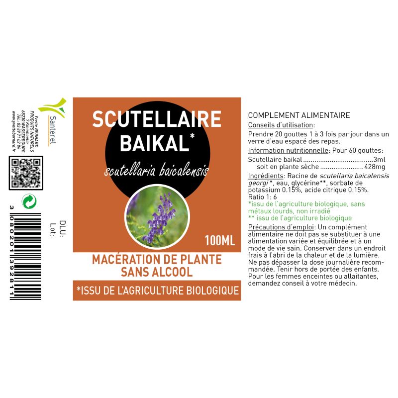 SCUTELLAIRE BAIKAL  | Bienfaits et utilisation | Au meilleur prix