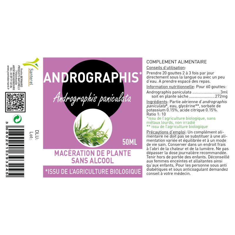 ANDROGRAPHIS BIO extrait | Bienfaits et utilisation | Au meilleur prix