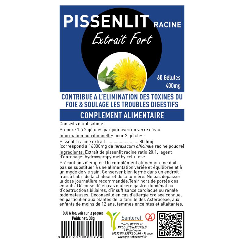 PISSENLIT RACINE| Bienfaits et posologie|Au meilleur PRIX