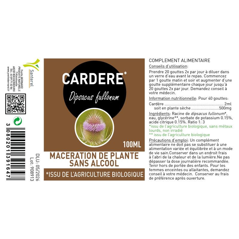 CARDERE Extrait  | Bienfait et utilisation| Au meilleur prix