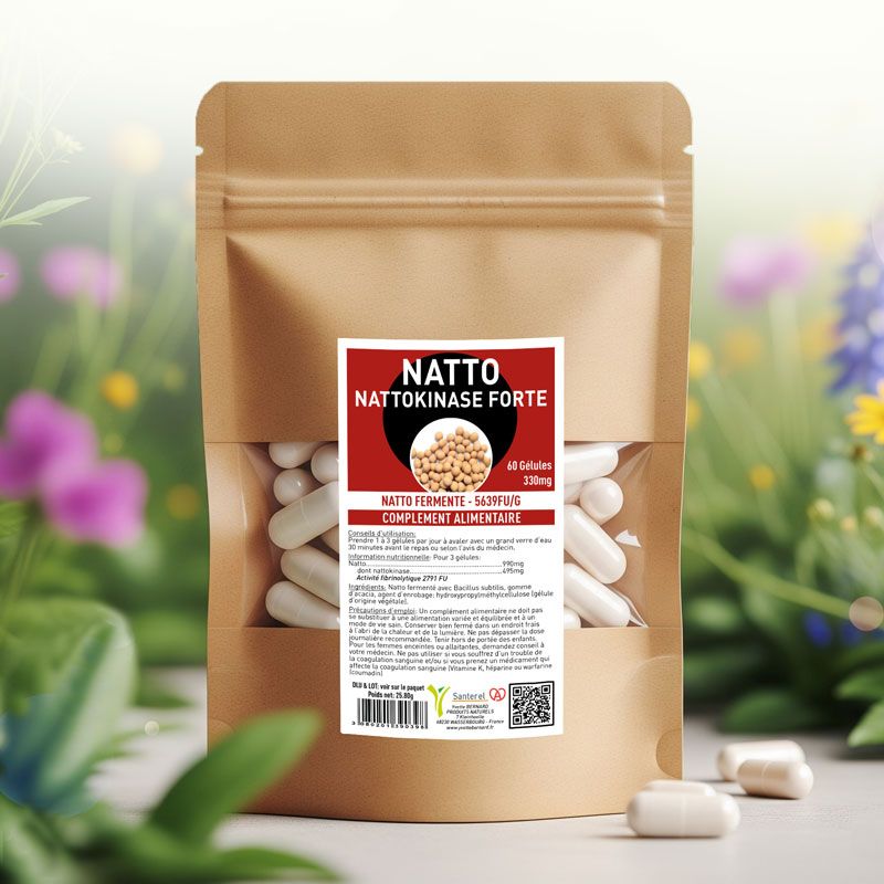 NATTOKINASE Forte | Bienfaits et utilisation | Au meilleur prix