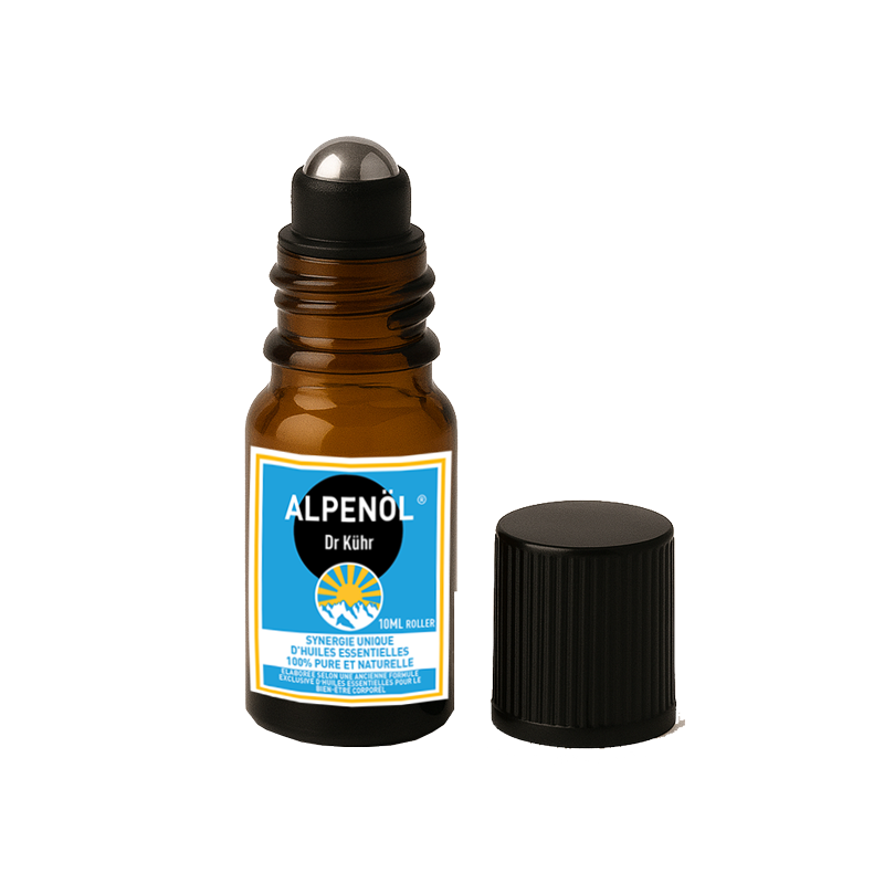 🌿 Alpenöl Roller du Dr Kühr – Application pratique et ciblée