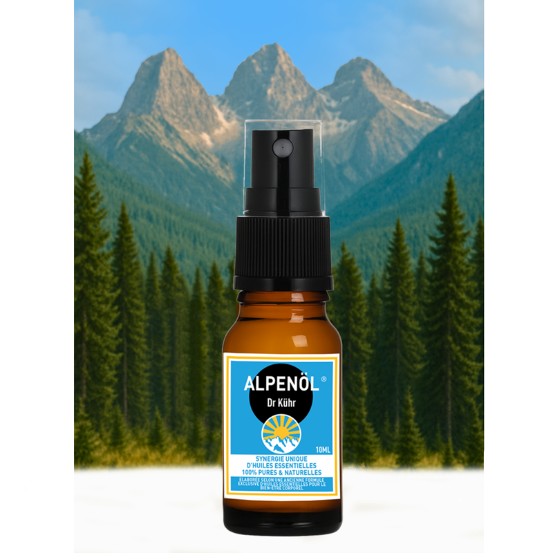 Alpenöl en spray – Synergie de 11 huiles essentielles naturelles