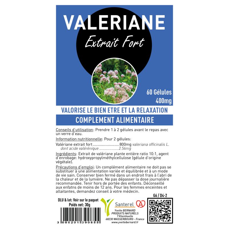 VALERIANE Extrait fort | Bienfaits et utilisation | Au meilleur prix