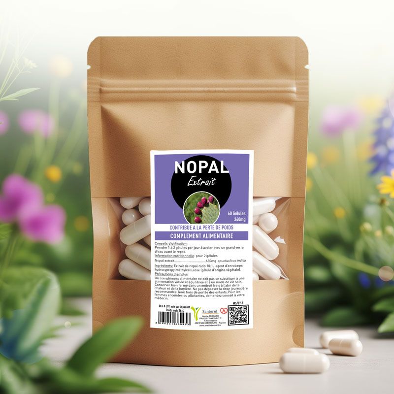 NOPAL Extrait 60 gelules 340mg - Santerel