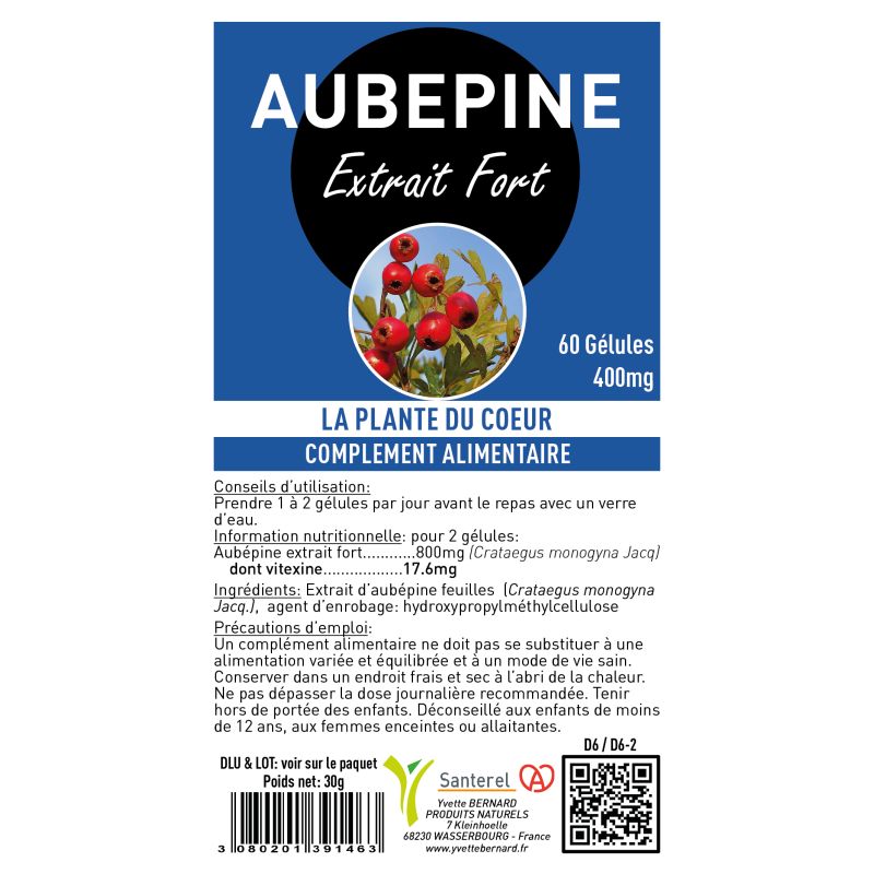 AUBEPINE Extrait | Bienfaits et utilisation | Au meilleur prix