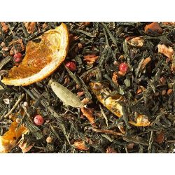 Thé Vert PETIT VELOURS Epices & Orange 90g