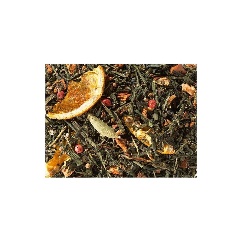 Thé Vert PETIT VELOURS Epices & Orange 90g