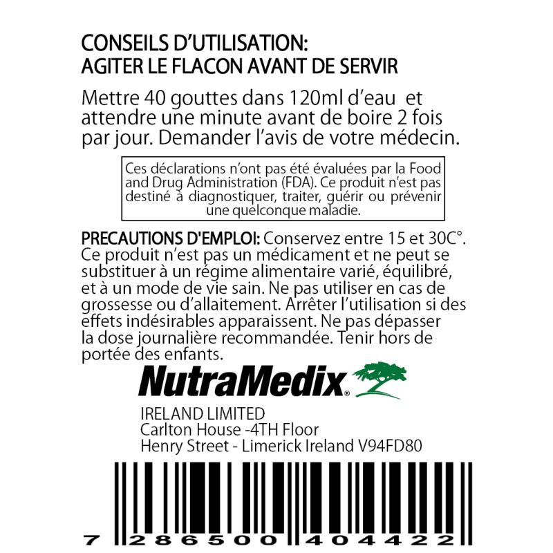 ImmuneMedix 120ml Nutramedix | Bienfaits | Au meilleur prix