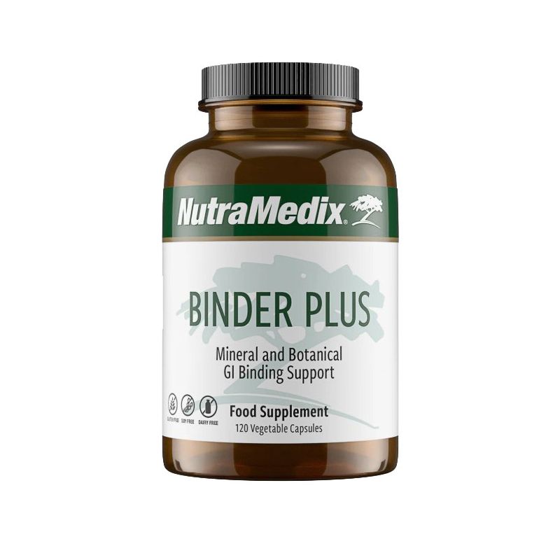 Binder Plus 120 Gélules | Zéolite, Charbon Actif | Nutramedix