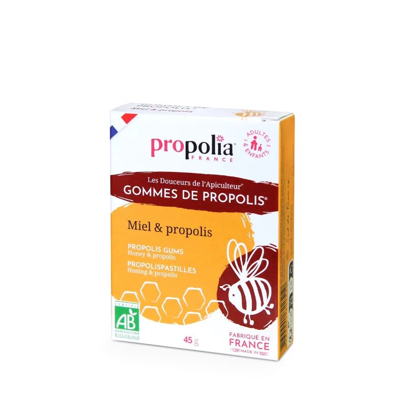 GOMMES PROPOLIS  Miel - propolis 45g