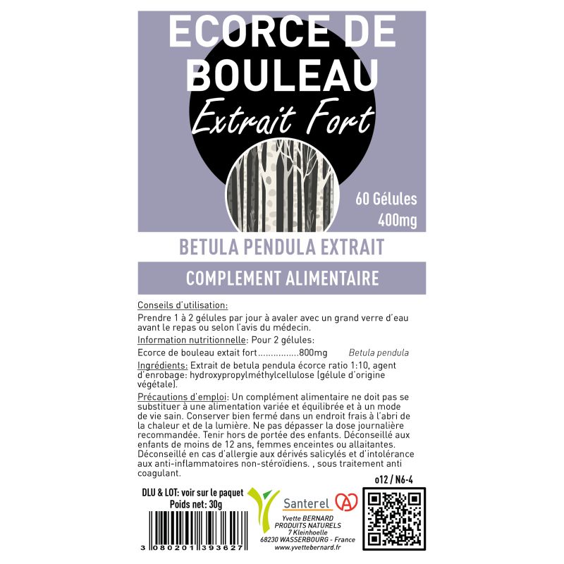 Betula pendula extrait | Acide bétulinique | Au meilleur prix