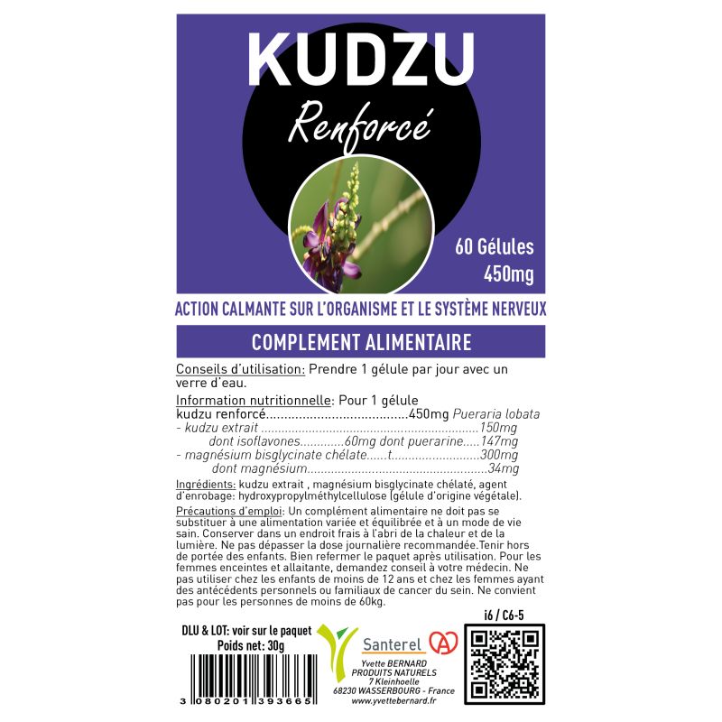 Kudzu Renforcé | Bienfaits et utilisation | Au meilleur prix