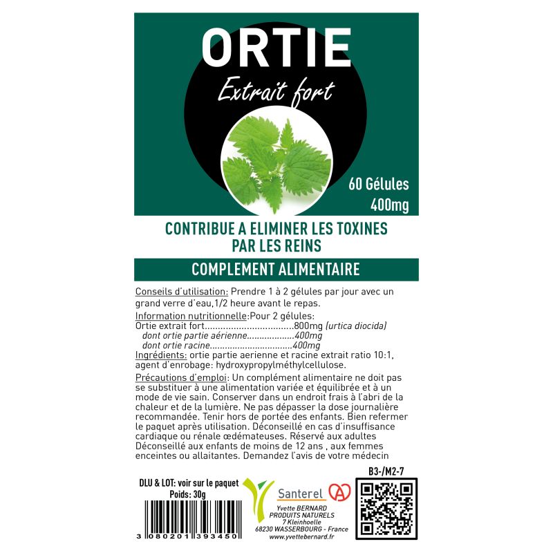 Ortie Extrait fort | Bienfaits et utilisation| Au meilleur prix