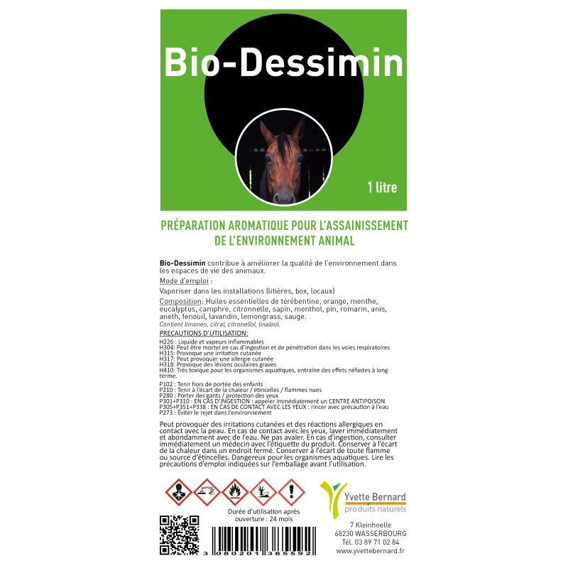 Bio-Dessimin 1 litre | Bien être de nos chevaux | Au meilleur prix