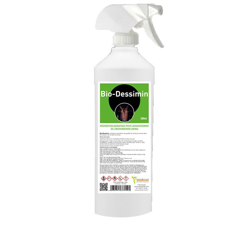 BIO DESSIMIN 500ml - préparation aromatique pour l'environnement animal