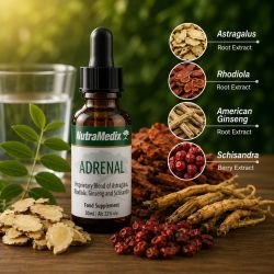 Adrenal 30 ml – NutraMedix : soutien adaptogène pour le stress & les glandes surrénales