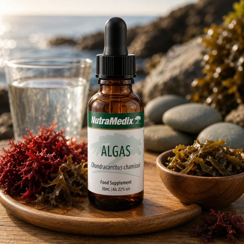 Algas 30 ml – NutraMedix : Extrait d’algue rouge hautement actif pour soutien détox