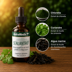 SEALANTRO 30 ml – NutraMedix : Détox métaux lourds & soutien cellulaire